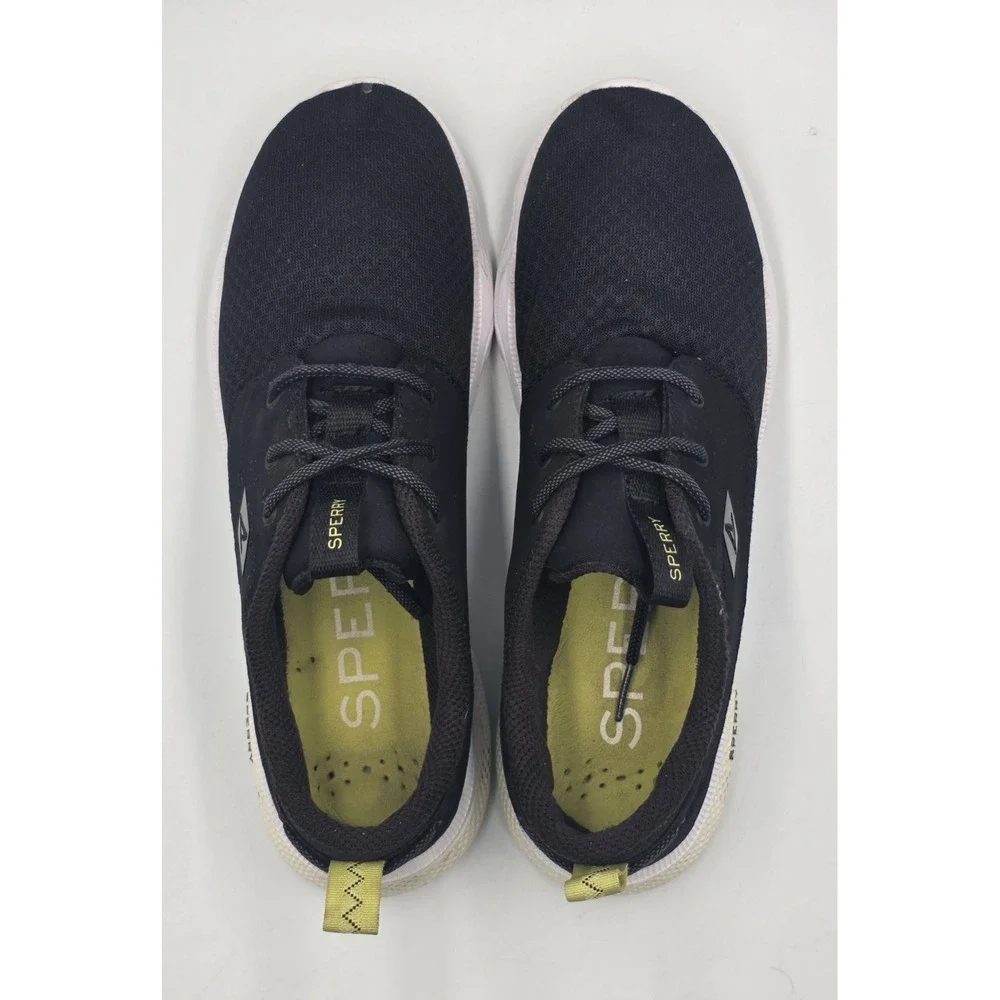 Sperry Fathom Boat Shoes Men's 7.5M Black Lightweight Casual STS15492